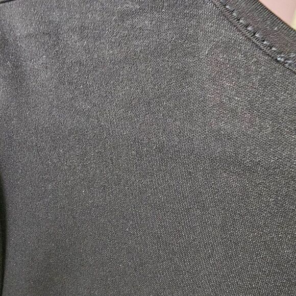 NWT MICHAEL KORS BLACK SCOOP NECK SKATER DRESS SHORT SIZE LARGE - Picture 10 of 16